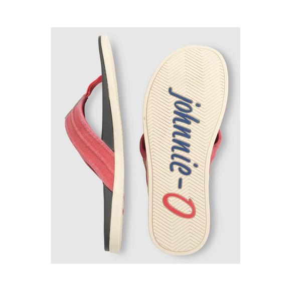 NEW JOHNNIE-O men's portside sandal in malibu red - Picture 5 of 6